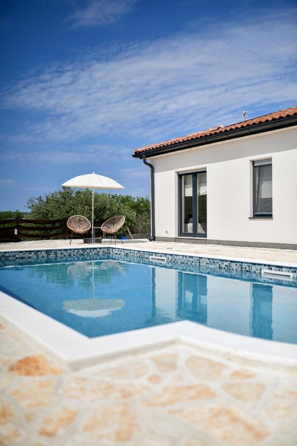 Wonderful Holiday House Bruno With Heated Pool Zadar Exterior photo